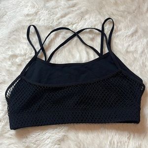 CLUB EXX Fishnet crop top - SIZE: XS